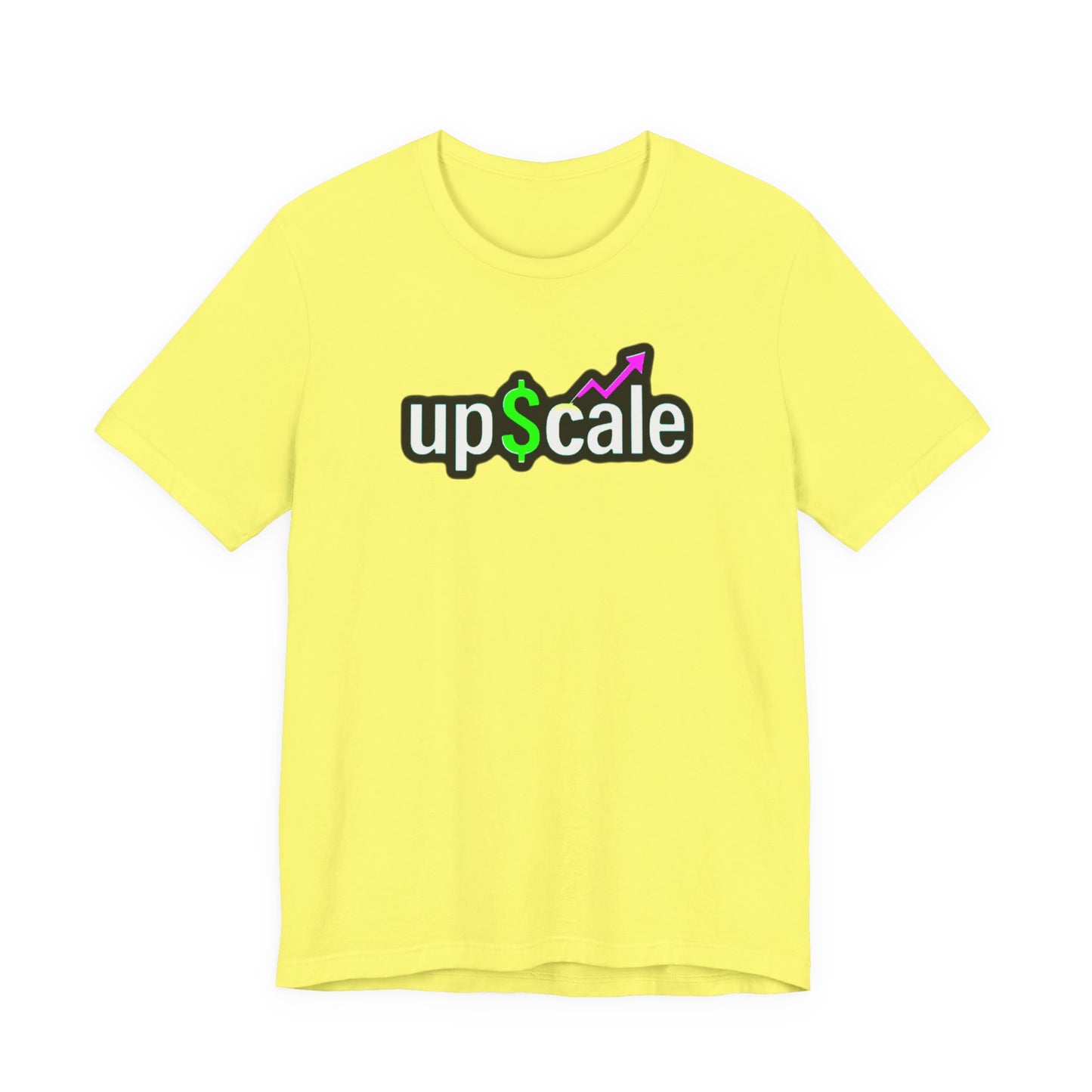 Upcale Unisex Jersey Tee for Entrepreneurs, Business Growth T-Shirt, Casual Wear, Startup Inspiration Shirt, Gift for Professionals