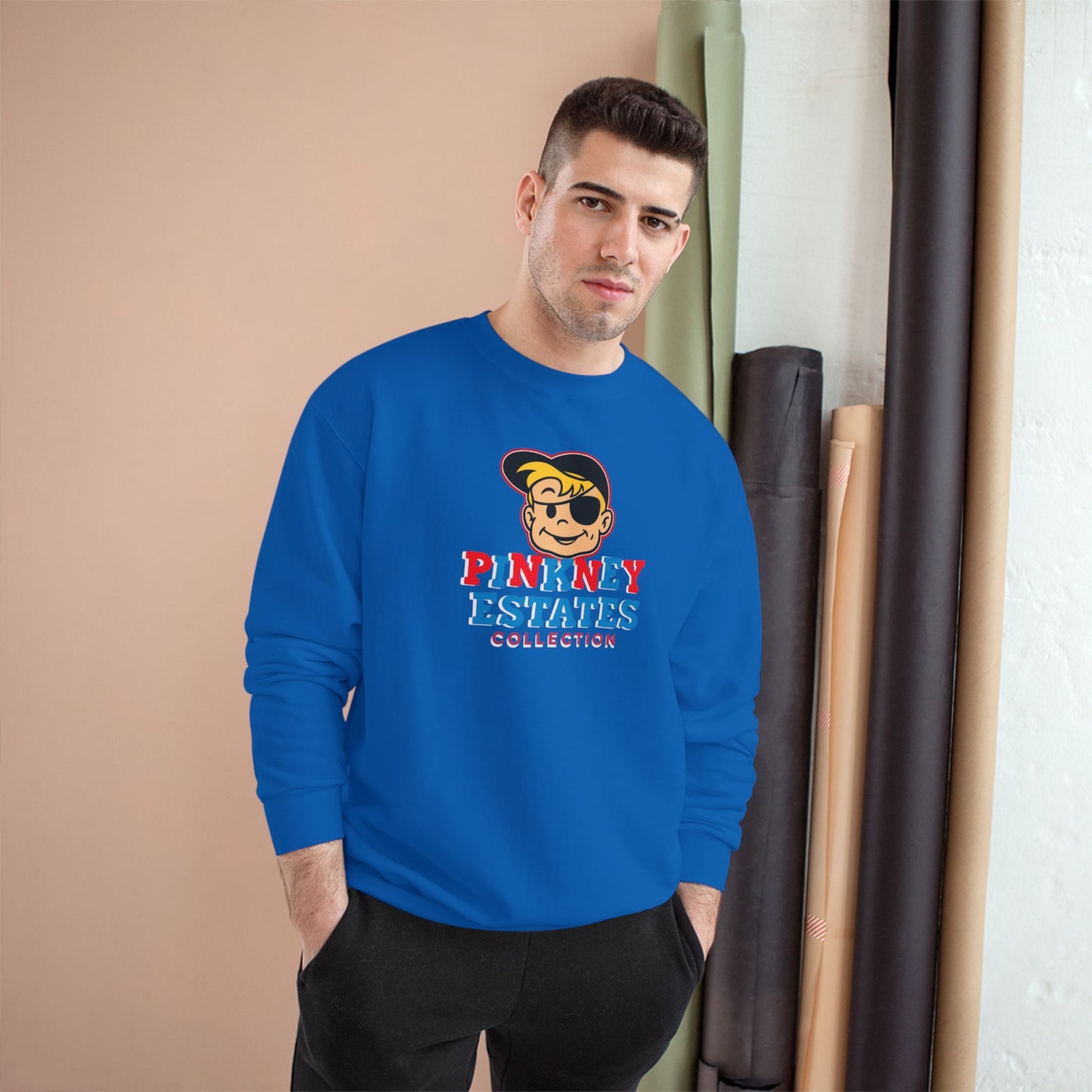 Pinkney Estates “Bazooka Joe” Champion Sweatshirt – Retro Hustle Edition
