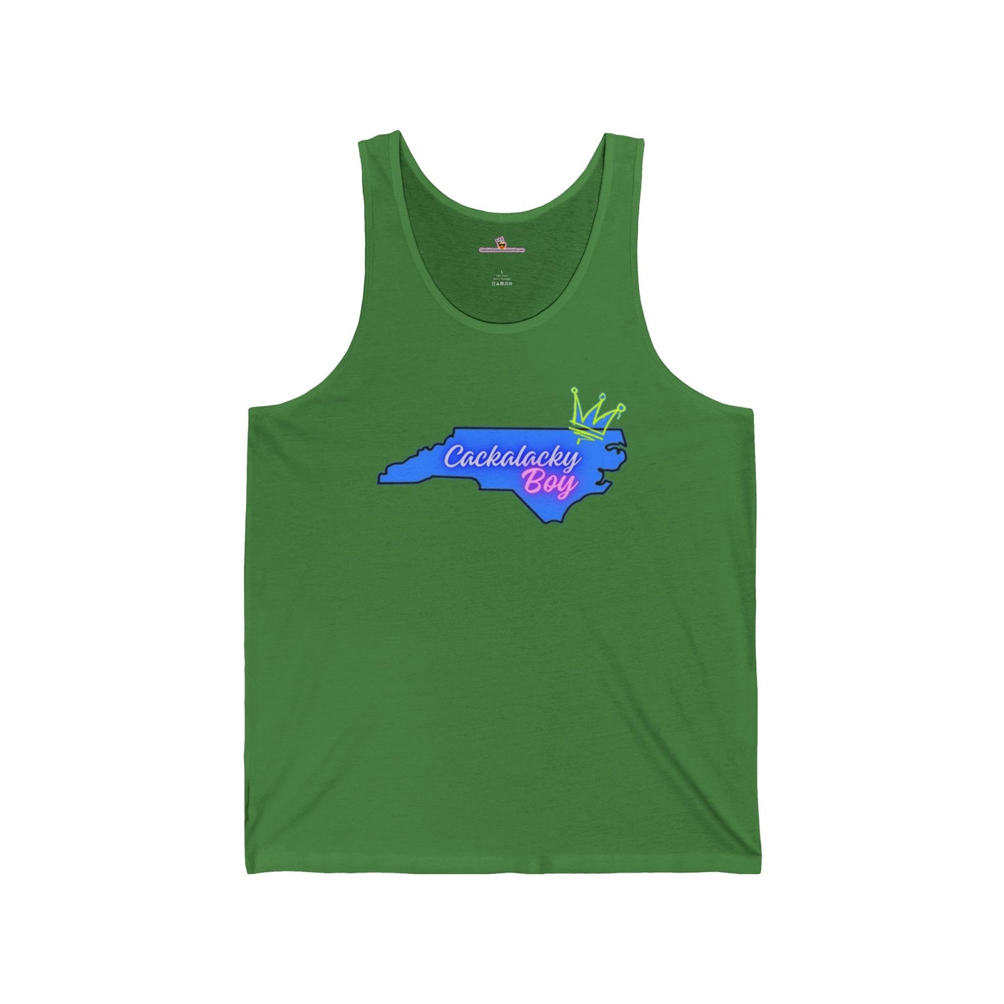 Cackalacky Boy Unisex Jersey Tank - Fun North Carolina Pride Tee
